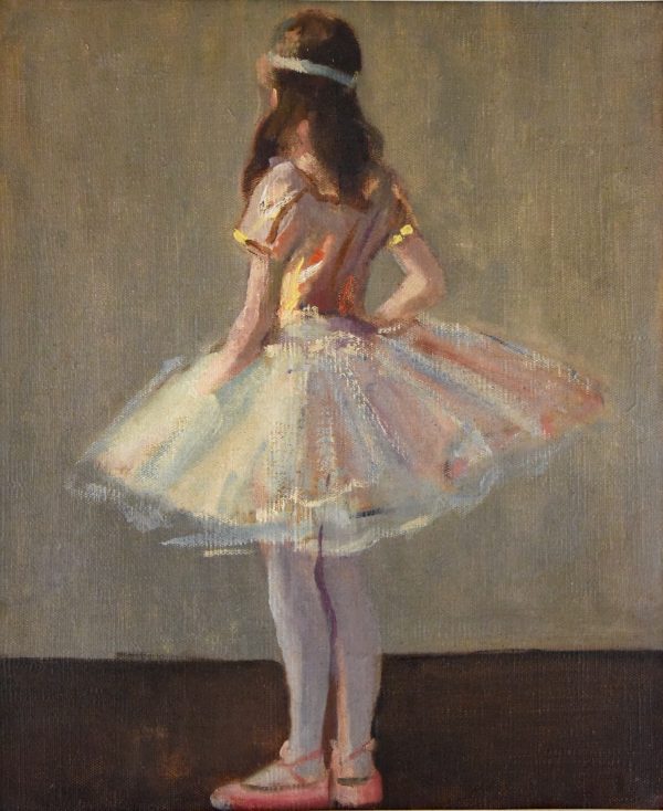 Art Deco Gemälde junge Ballerina
