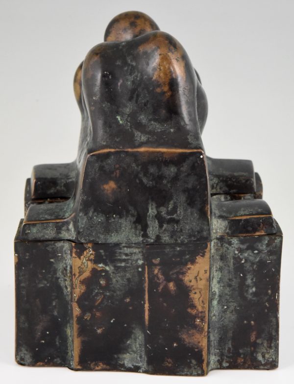 Katafalk, Bronze Skulptur