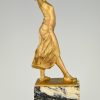 Art Nouveau danseuse orientale en bronze doré