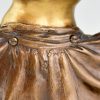 Bronze de Vienne erotique danseuse nue orientale jupe amovible