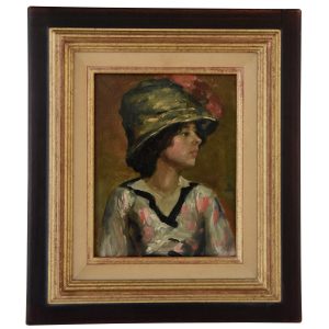 french-school-art-deco-painting-young-woman-with-hat-1945816-en-max