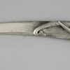 Art Deco silvered bronze letter opener elephant