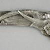 Art Deco verzilverd bronzen briefopener olifant