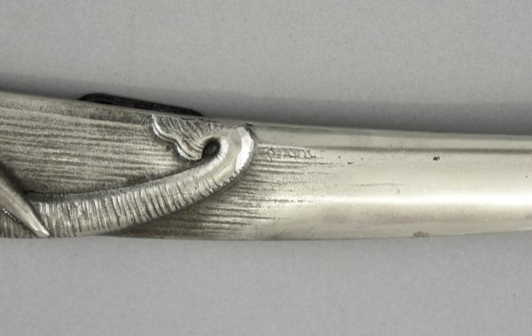 Art Deco silvered bronze letter opener elephant