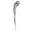 Art Deco briefopener brons verzilverd met olifant