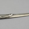 Art Deco briefopener brons verzilverd met olifant