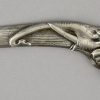 Art Deco briefopener olifant verzilverd brons