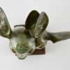 Art Deco bronze sculpture of two deer