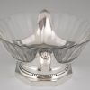 Art Deco silver plated centerpiece or fruit dish