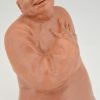 Art Deco terra cotta sculpture Chinese man  