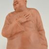 Art Deco terra cotta sculpture Chinese man  