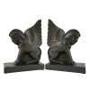 Art Deco Pagasus winged horse bookends