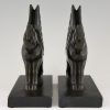 Art Deco Pagasus winged horse bookends