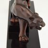 Art Deco bronzen sculptuur panter