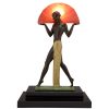 Art Deco stijl lamp ESPANA Spaanse danseres met waaier