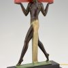 Art Deco stijl lamp ESPANA Spaanse danseres met waaier