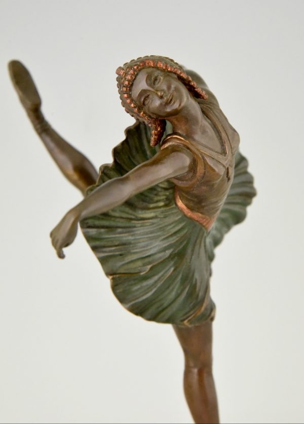 Bronze Art Deco danseuse ballerine