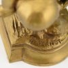 Art Nouveau gilt bronze sculpture boy on a mushroom