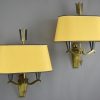 Mid Century bronze arrow sconces