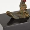 Art Deco bronzen sculptuur vogel op tak