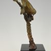Areco sculptuur vogel op tak
