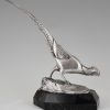 Art Deco bronze sculpture of a pheasant