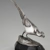 Art Deco bronze sculpture of a pheasant