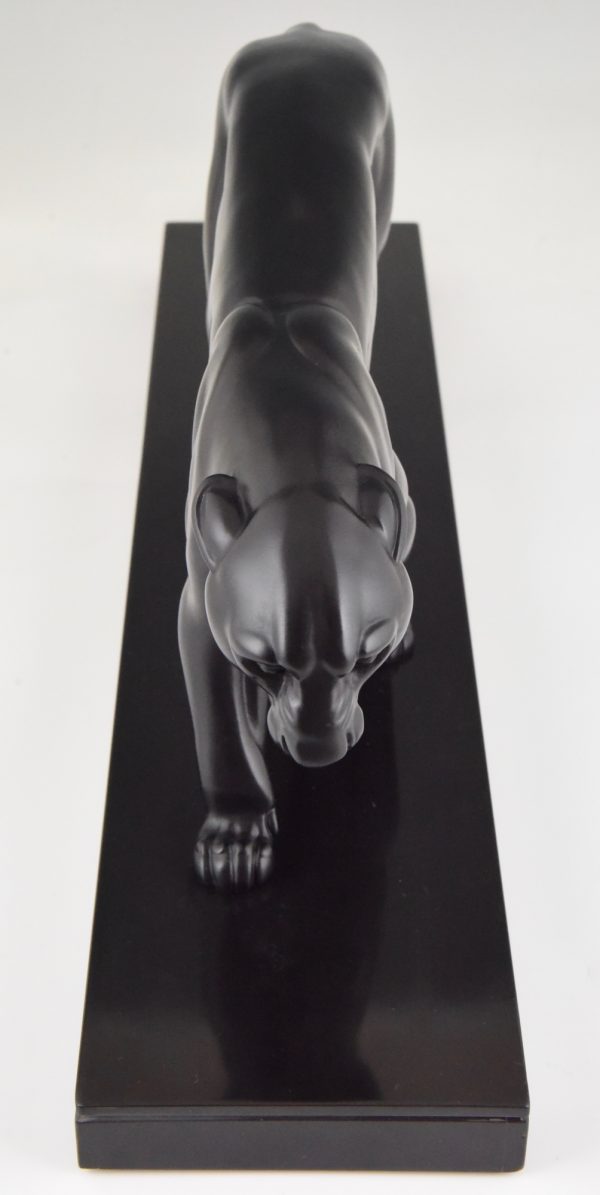 Art Deco sculpture of a panther