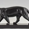 Art Deco sculpture of a panther