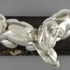 Art Deco silvered bronze sculpture two squirrels