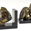 Art Deco fish bookends