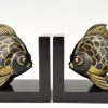 Art Deco fish bookends