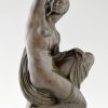 Sculpture bronze Art Deco femme nue