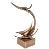 Abstract bronze sculpture 1970