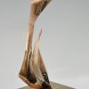 Abstract bronze sculpture 1970