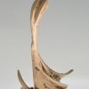 Abstract bronze sculpture 1970