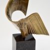 Abstract bronze sculpture 1970