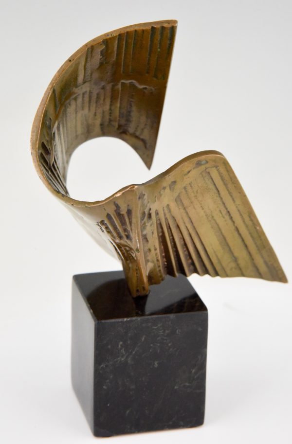 Bronzen beeld abstract, 1970