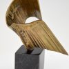 Abstract bronze sculpture 1970