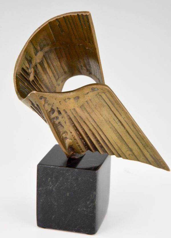 Abstract bronze sculpture 1970