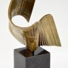 Sulpture en bronze, abstraite 1970