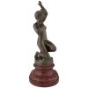 Jugendstil bronzen beeld naakte vrouw