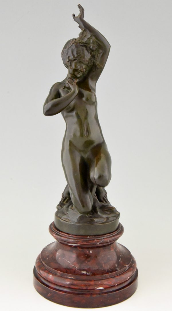 Bronze Art Nouveau femme nue