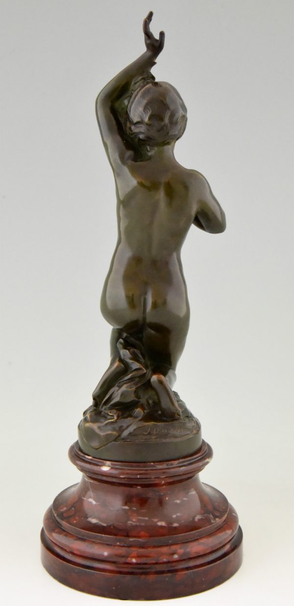 Bronze Art Nouveau femme nue