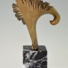 Sculpture moderne en bronze aigle