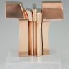 Bronzen sculptuur abstract 1970