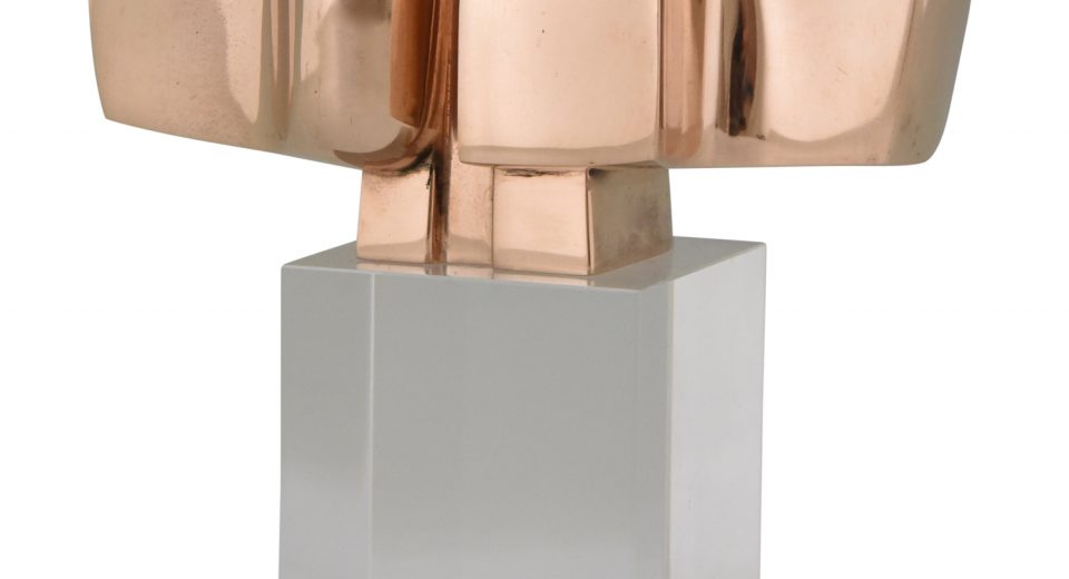 Moderne Bronze Skulptur Abstrakt