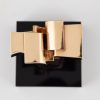 Modern bronzen beeld abstract