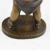 Art deco Bronze Skulptur Jungen Napoleon gekleidet