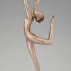 Art Deco bronze sculpture female nude dancer